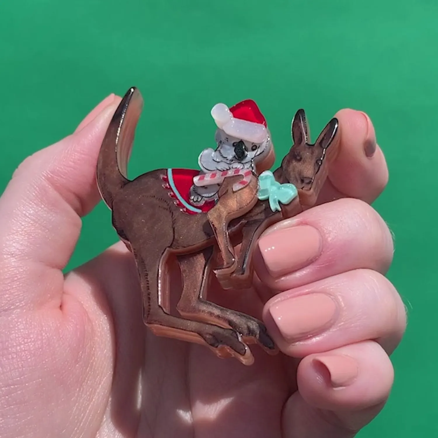 Christmas Bounce Brooch^Erstwilder Online