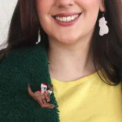 Christmas Bounce Brooch^Erstwilder Online
