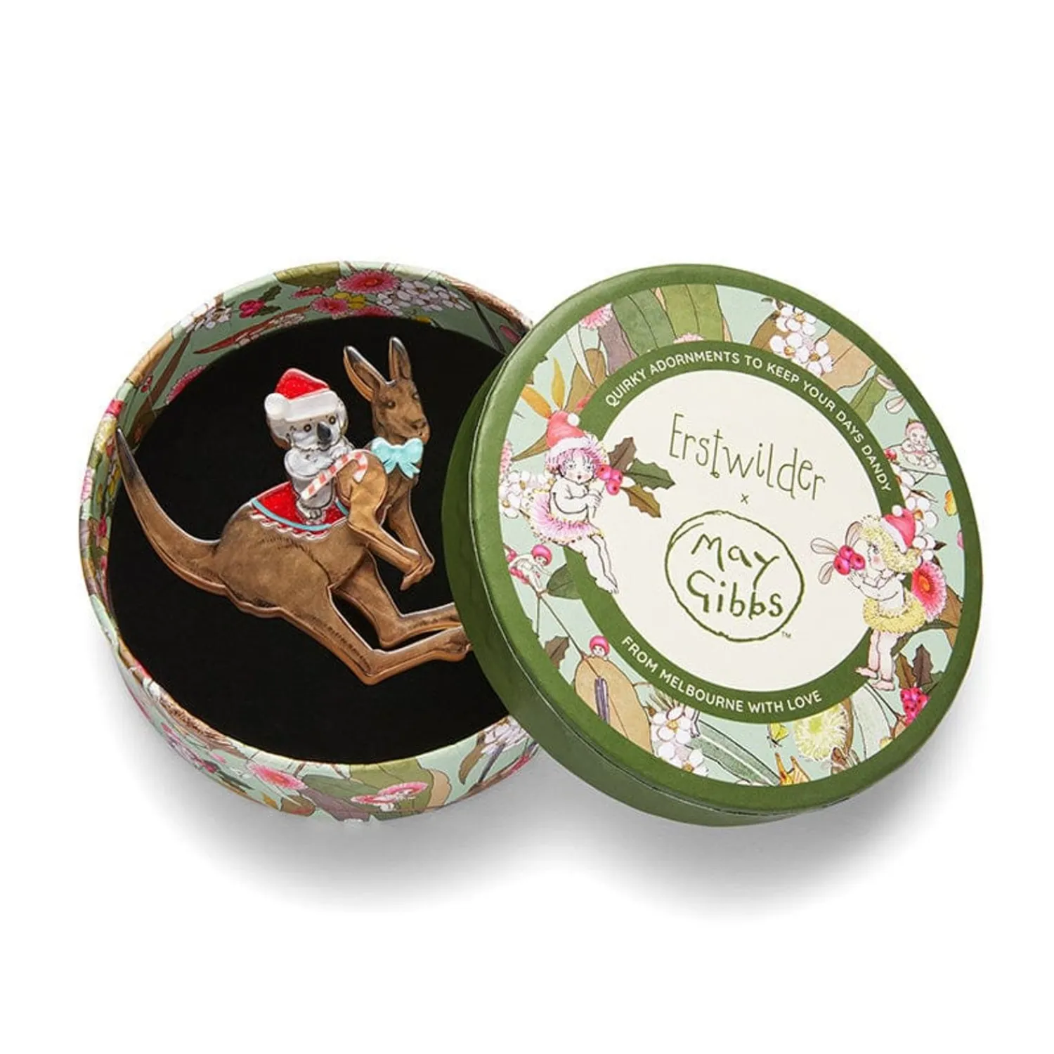 Christmas Bounce Brooch^Erstwilder Online
