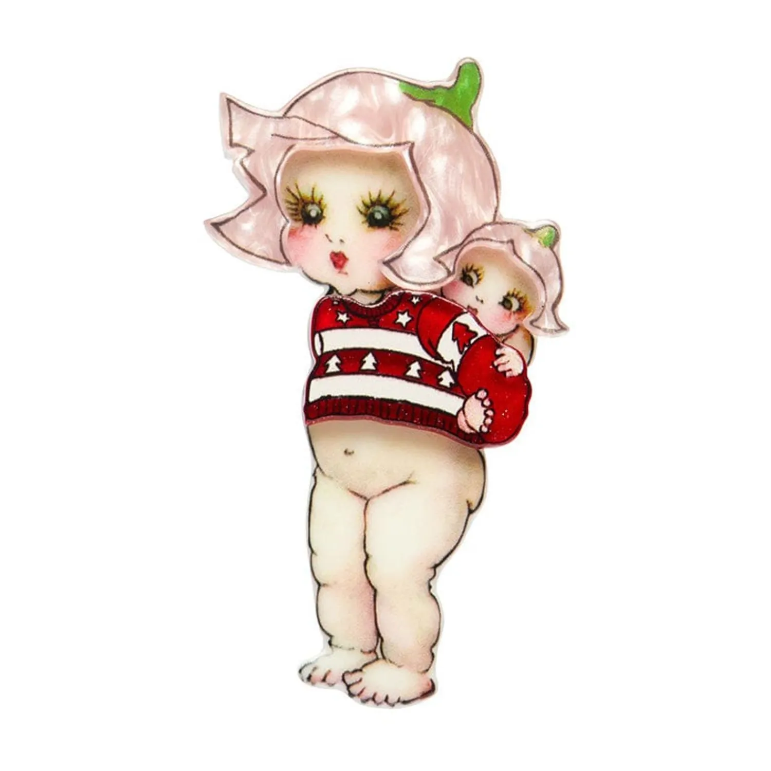 Christmas Sweater Petal Brooch^Erstwilder Best
