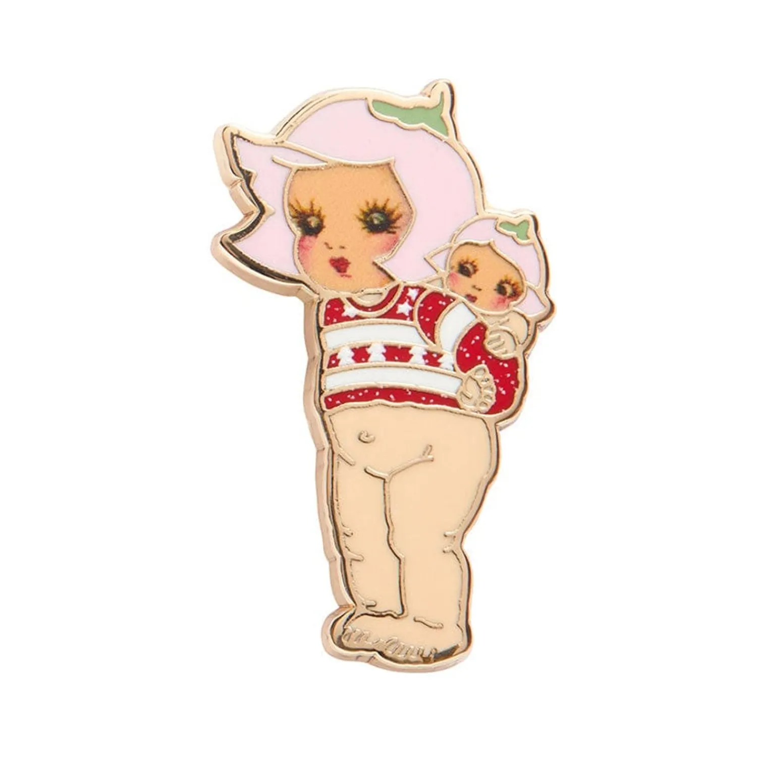 Christmas Sweater Petal Enamel Pin^Erstwilder Hot