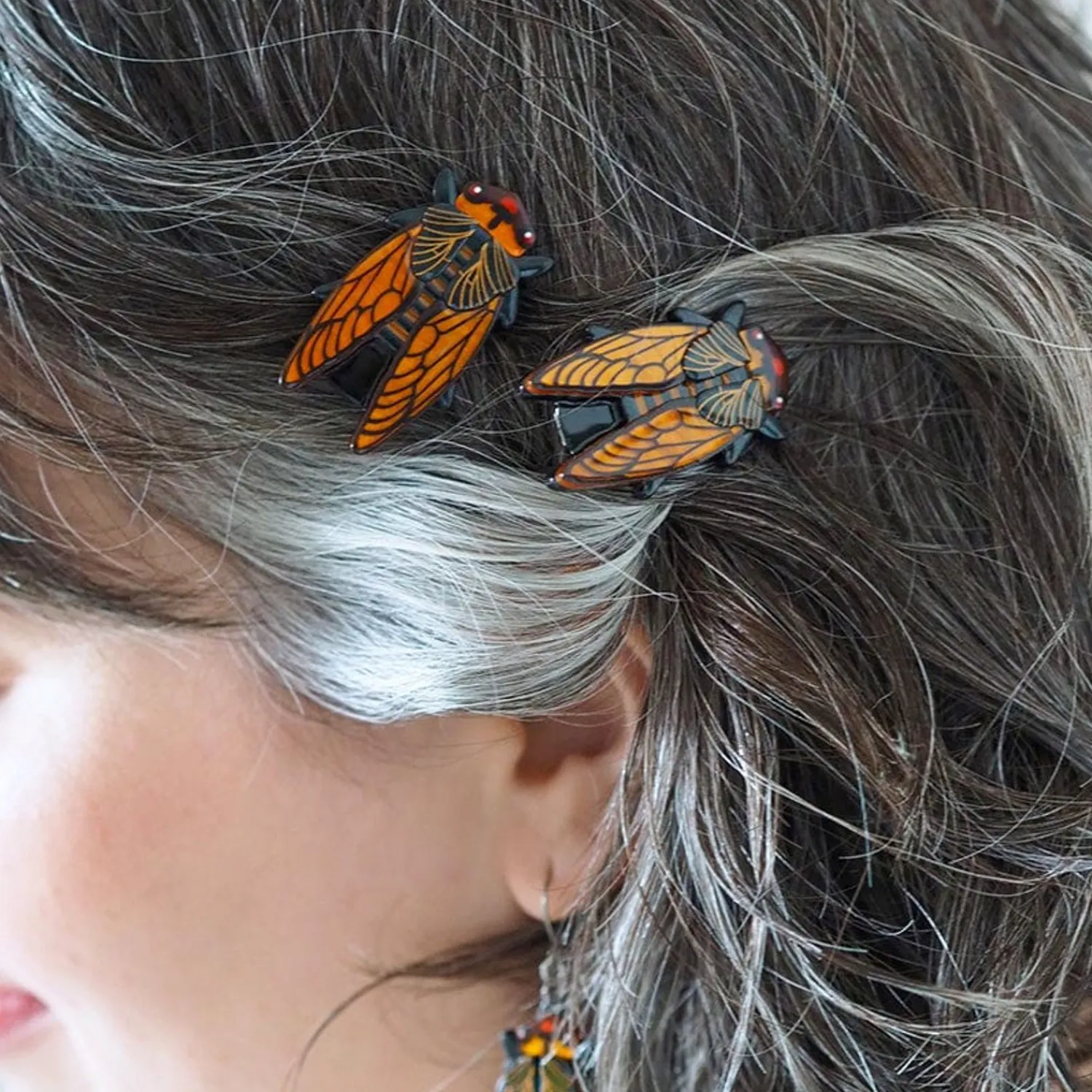 Cicadian Rhythms Hair Clips Set - 2 Piece^Erstwilder