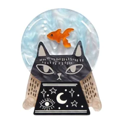 Clairvoyant Cat Brooch^Erstwilder Discount