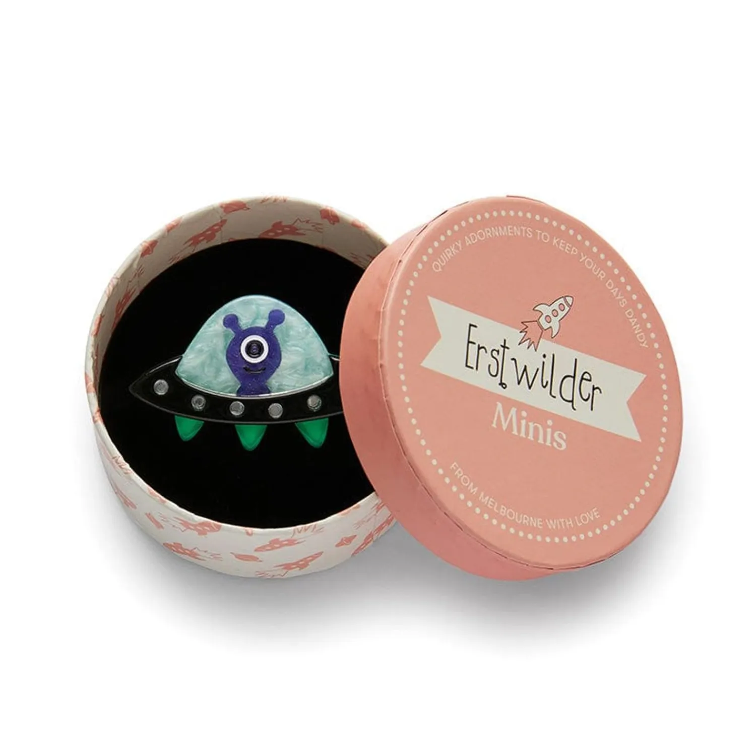 Close Encounter Mini Brooch^Erstwilder Clearance