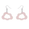 Cloud Glitter Resin Drop Earrings - Pink^Erstwilder Online