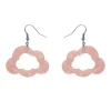 Cloud Solid Glitter Resin Drop Earrings - Pink^Erstwilder Hot