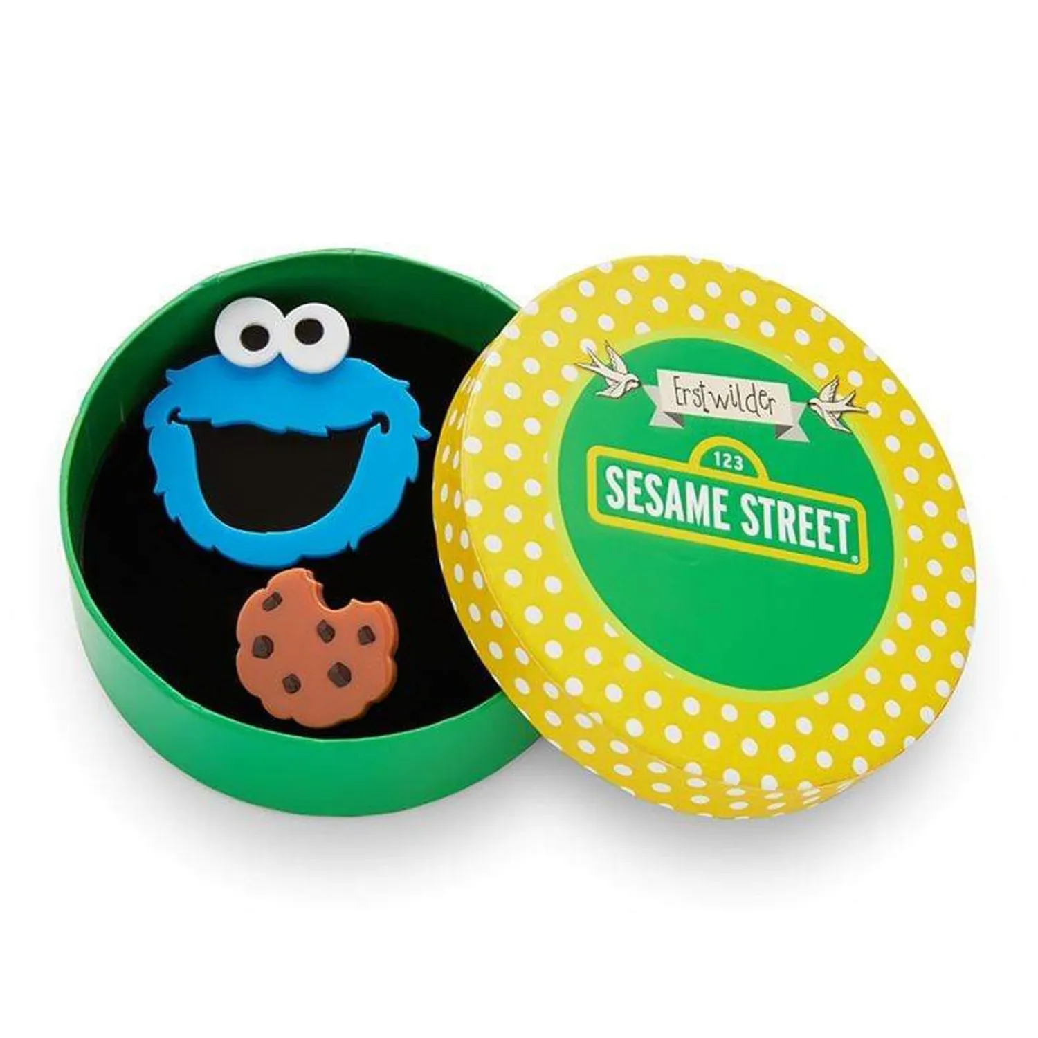 Cookie Monster Brooch^Erstwilder Outlet