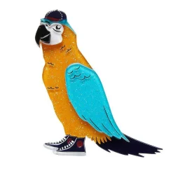 Corey The Macaw Brooch^Erstwilder Hot