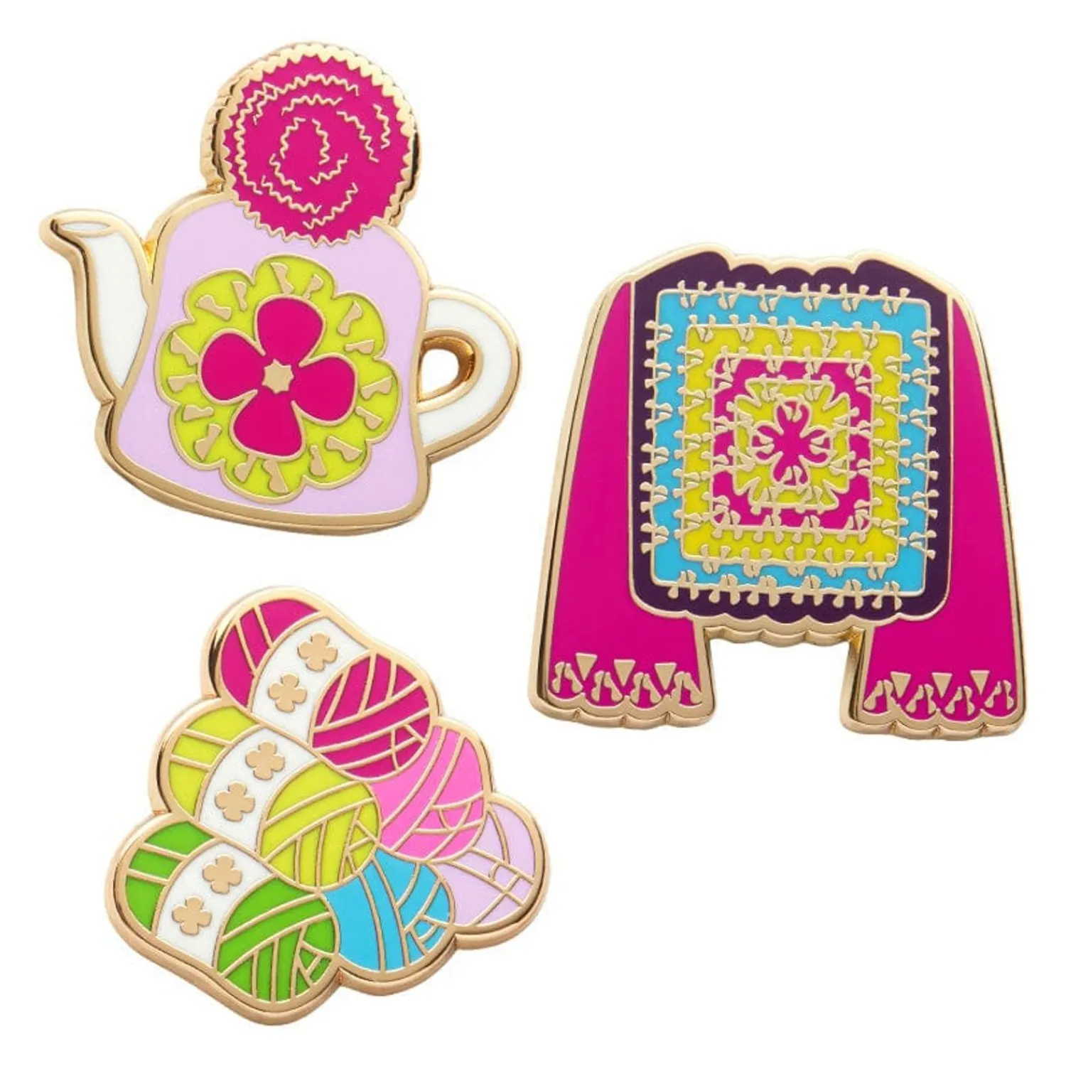 Cosy Things Enamel Pin Pack - 3 Piece^Erstwilder Online