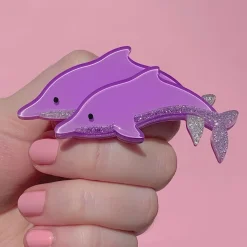 Dancing Dolphins Brooch^Erstwilder Clearance
