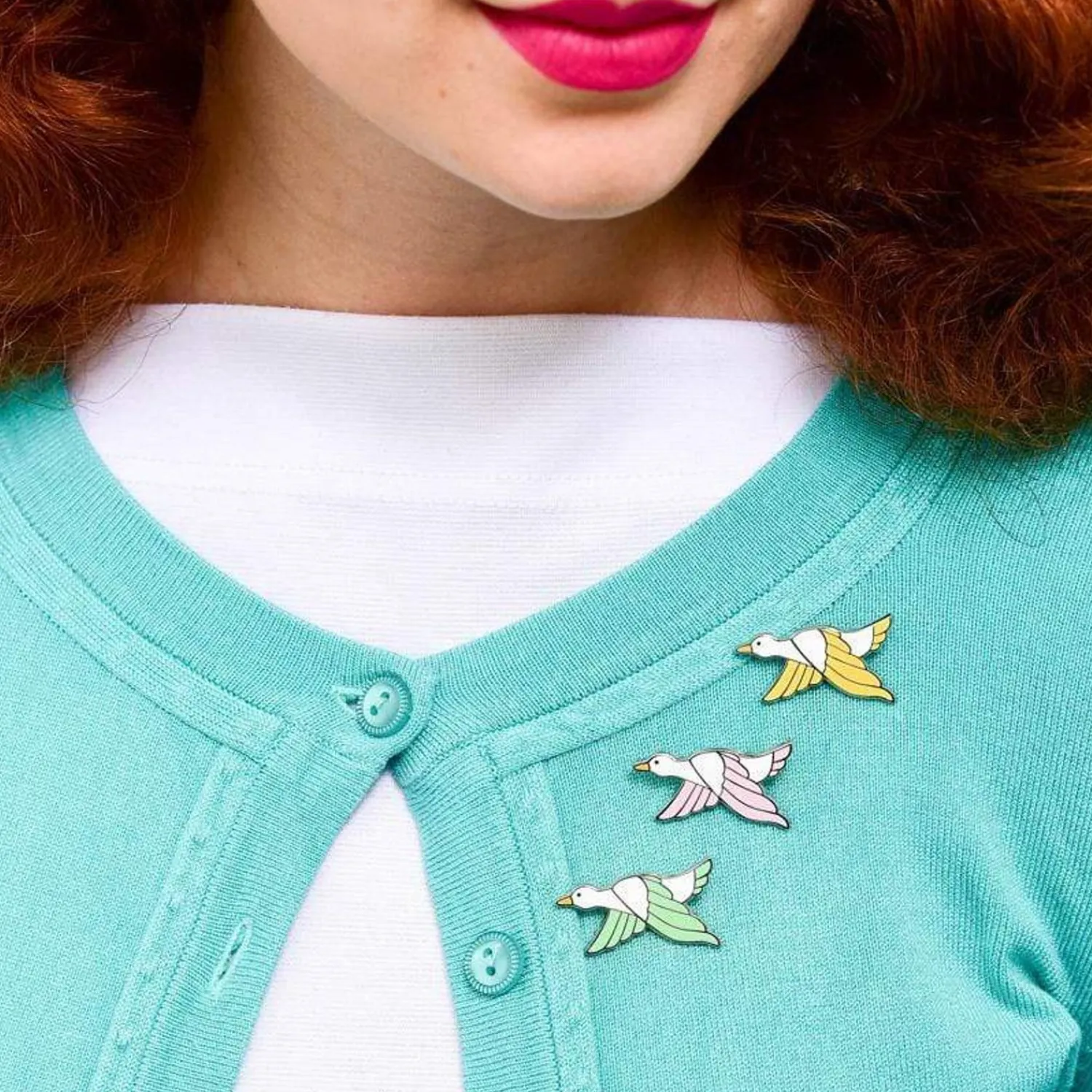 Dancing Duck Enamel Pin^Erstwilder Sale