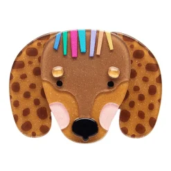 Darcy The Dachshund Brooch^Erstwilder Sale