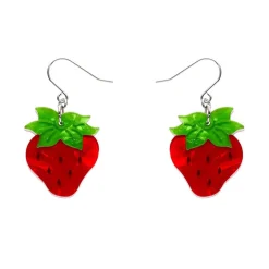 Darling Strawberry Drop Earrings^Erstwilder Outlet