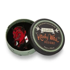 Deal With The Devil Brooch^Erstwilder Outlet