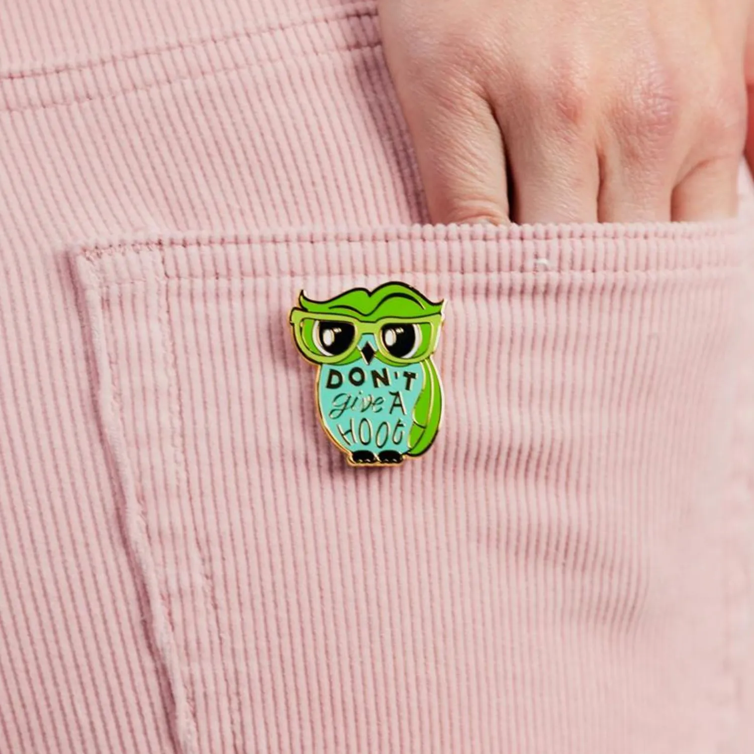 Don'T Give A Hoot Enamel Pin^Erstwilder Hot