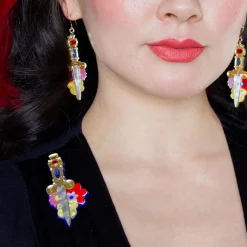 Double-Edged Delight Brooch^Erstwilder Hot