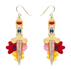 Double-Edged Delight Drop Earrings^Erstwilder New