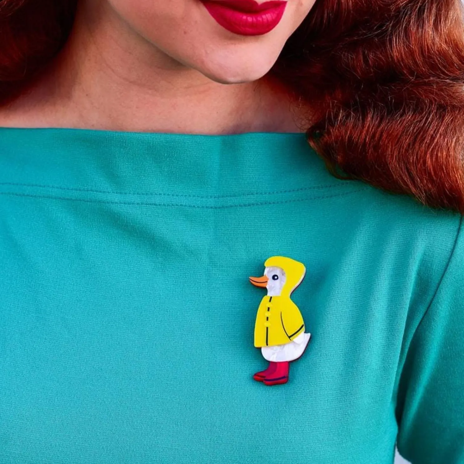 Duck, Duck, Splash! Brooch^Erstwilder Clearance