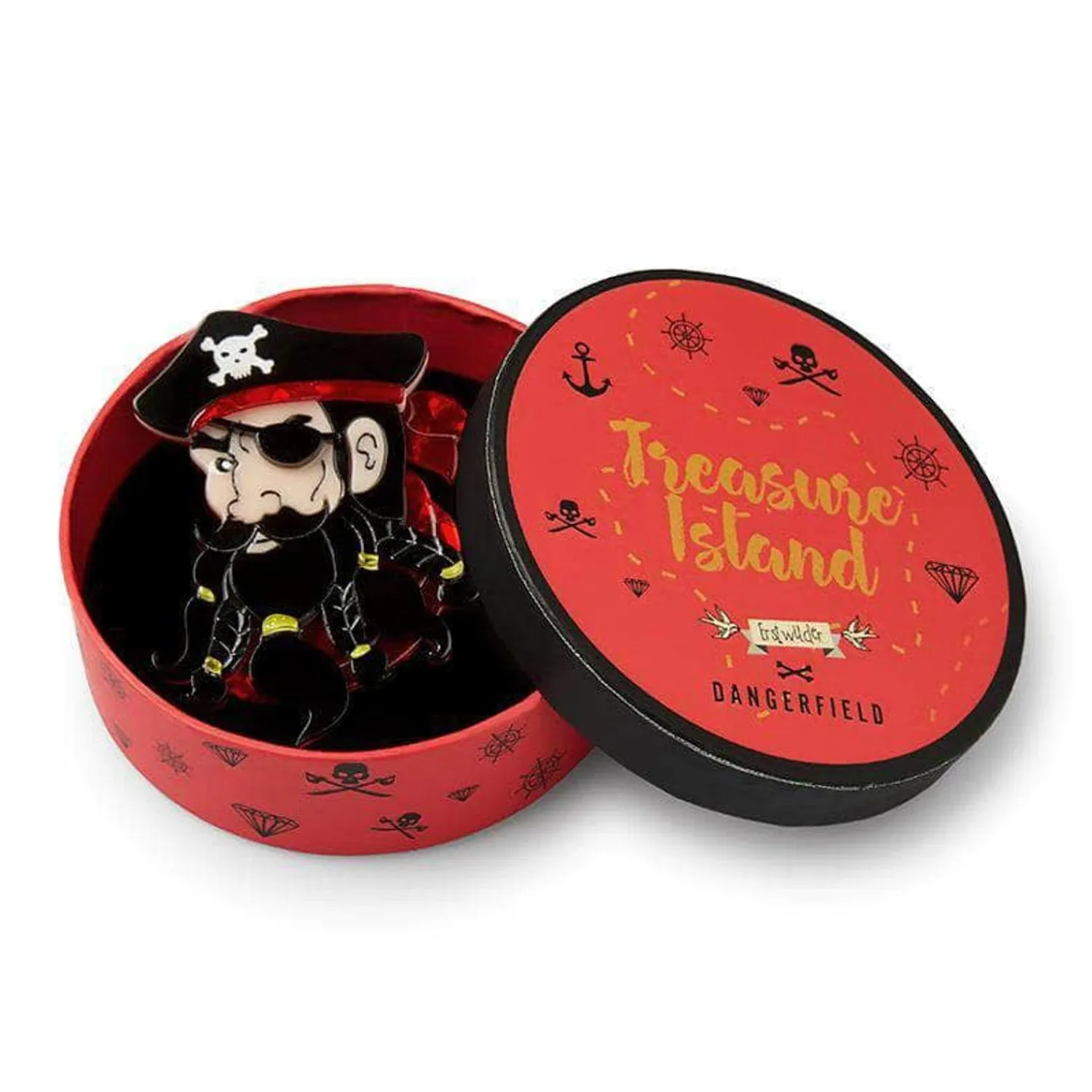 Edward The Exceptional Pirate Brooch^Erstwilder Discount
