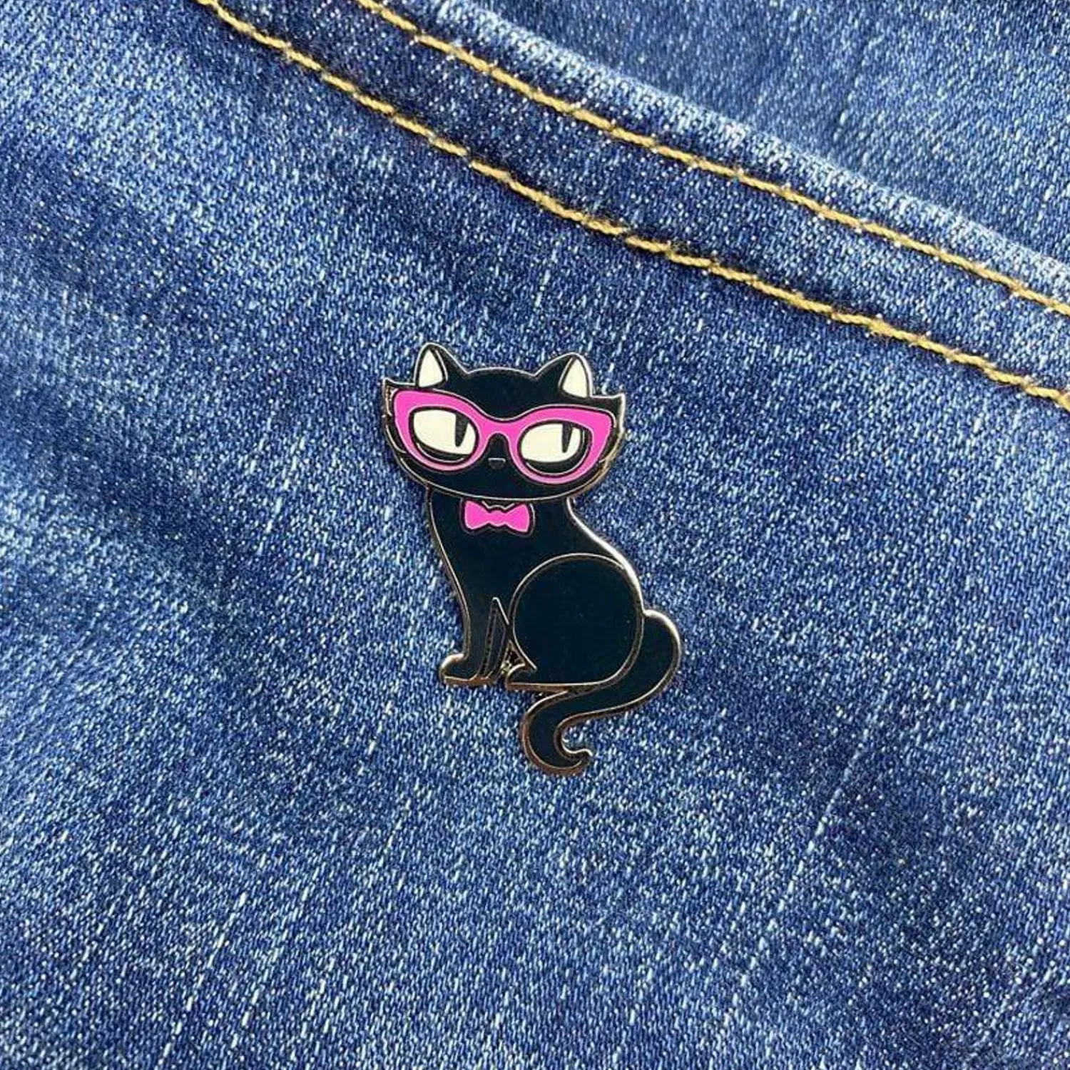 Elissa The Indie Cat Enamel Pin^Erstwilder Discount