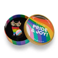 Elissa The Rainbow Cat Brooch^Erstwilder Clearance
