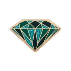 Emerald Enamel Pin^Erstwilder Clearance