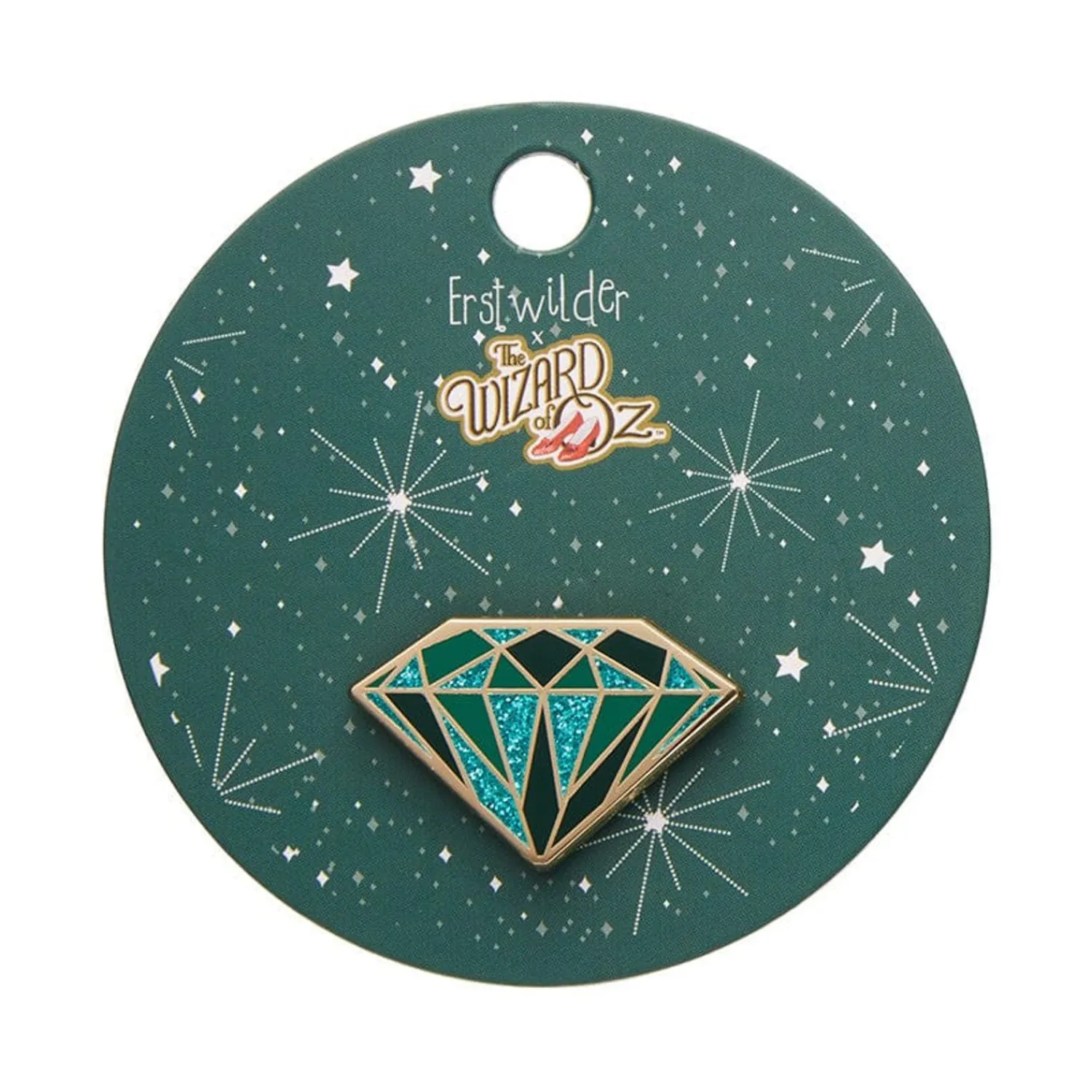 Emerald Enamel Pin^Erstwilder Clearance