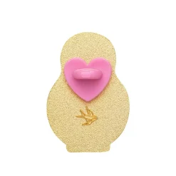 Enamel Pin Rubber Heart Locking Clasp 10-Pack - Pink^Erstwilder Outlet