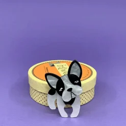Fabian The French Bulldog Brooch^Erstwilder Hot