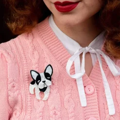 Fabian The French Bulldog Brooch^Erstwilder Hot