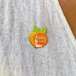 Feelin' Peachy Enamel Pin^Erstwilder Discount