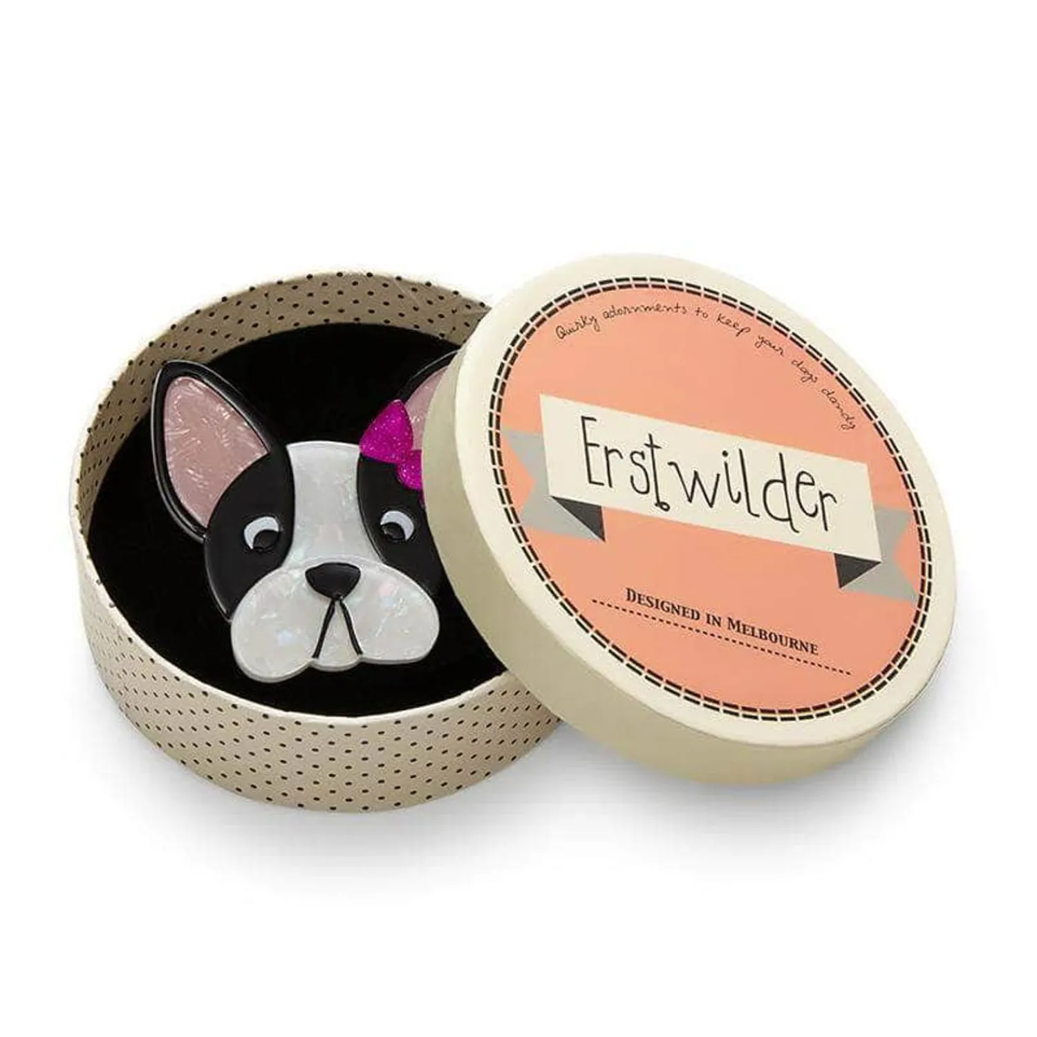 Felicia The Frenchie Dog Brooch^Erstwilder Best