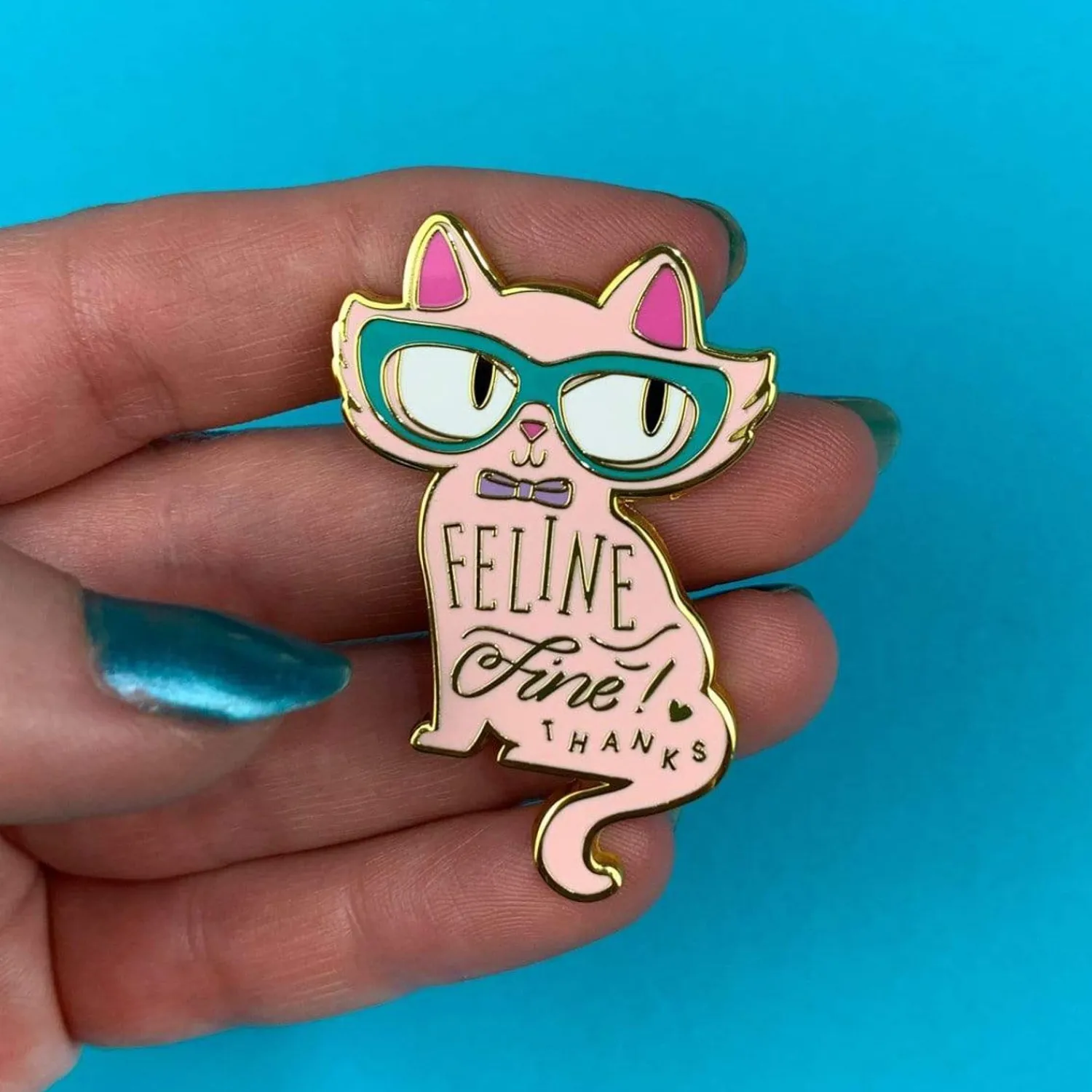 Feline Fine Enamel Pin^Erstwilder Hot
