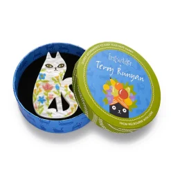Feline Florescence Brooch^Erstwilder Outlet