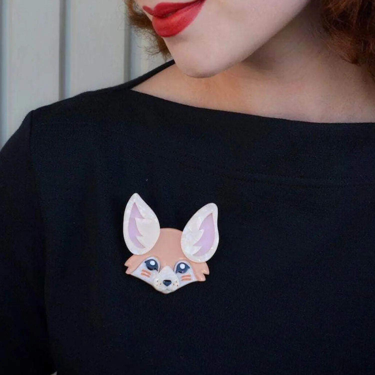 Finnicky Fennec Fox Brooch^Erstwilder Outlet