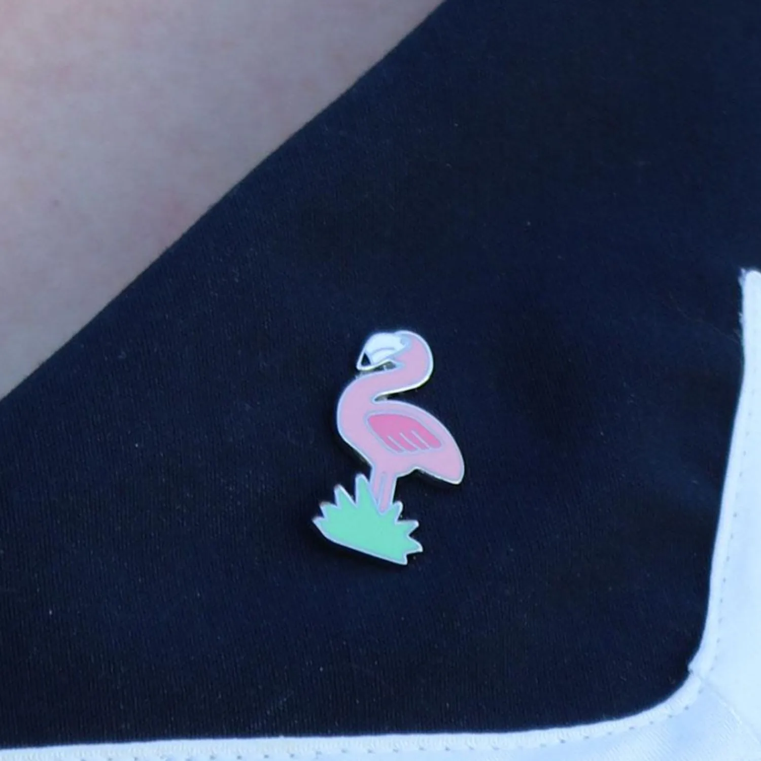 Flamboyant Flamingo Funk Enamel Pin^Erstwilder Discount