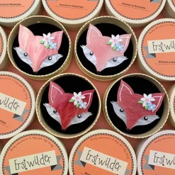 Flora Fox Face Brooch^Erstwilder New