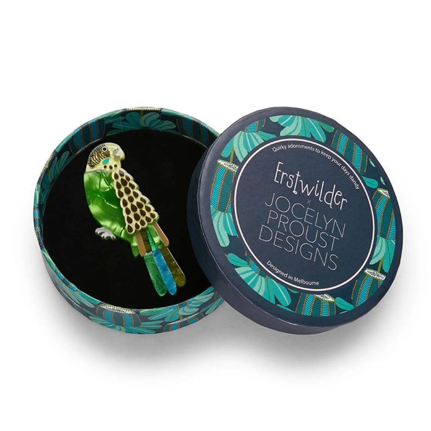 Flossie The Budgie Brooch^Erstwilder Discount