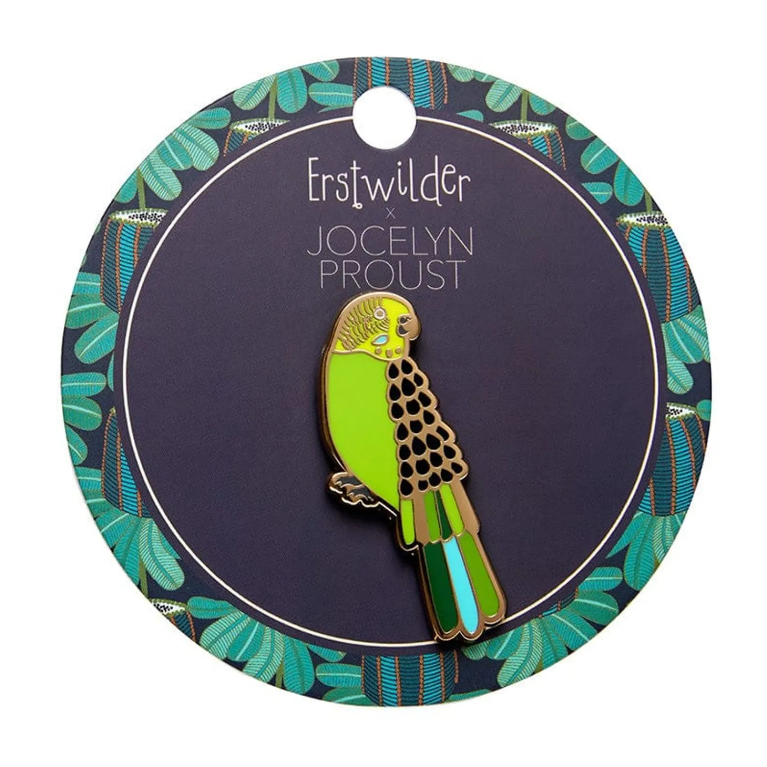 Flossie The Budgie Enamel Pin^Erstwilder Sale