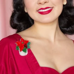 Flower Of The Holy Night Brooch^Erstwilder Hot