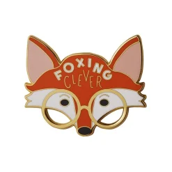 Foxing Clever Enamel Pin^Erstwilder Discount