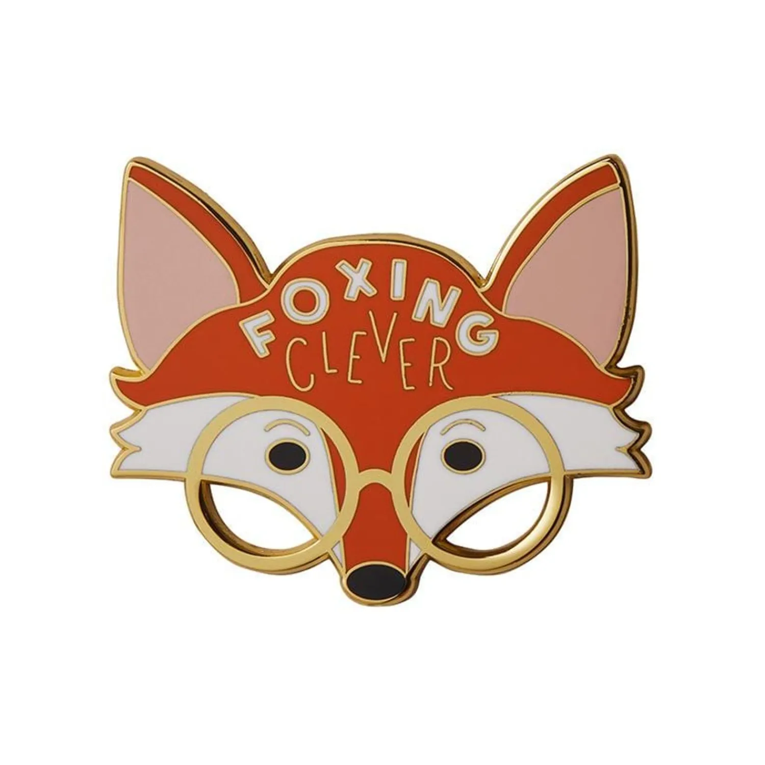 Foxing Clever Enamel Pin^Erstwilder Discount