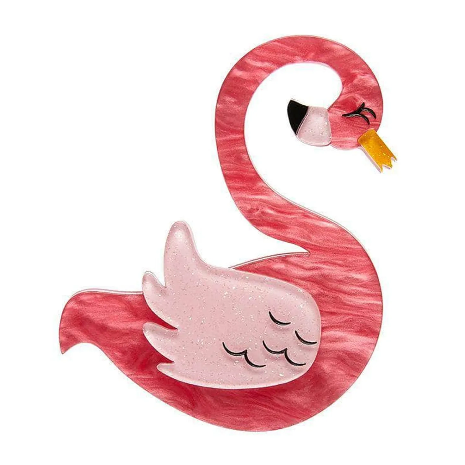 Francie The Flamingo Brooch^Erstwilder