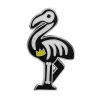 Franken-Flamingo Enamel Pin^Erstwilder Discount