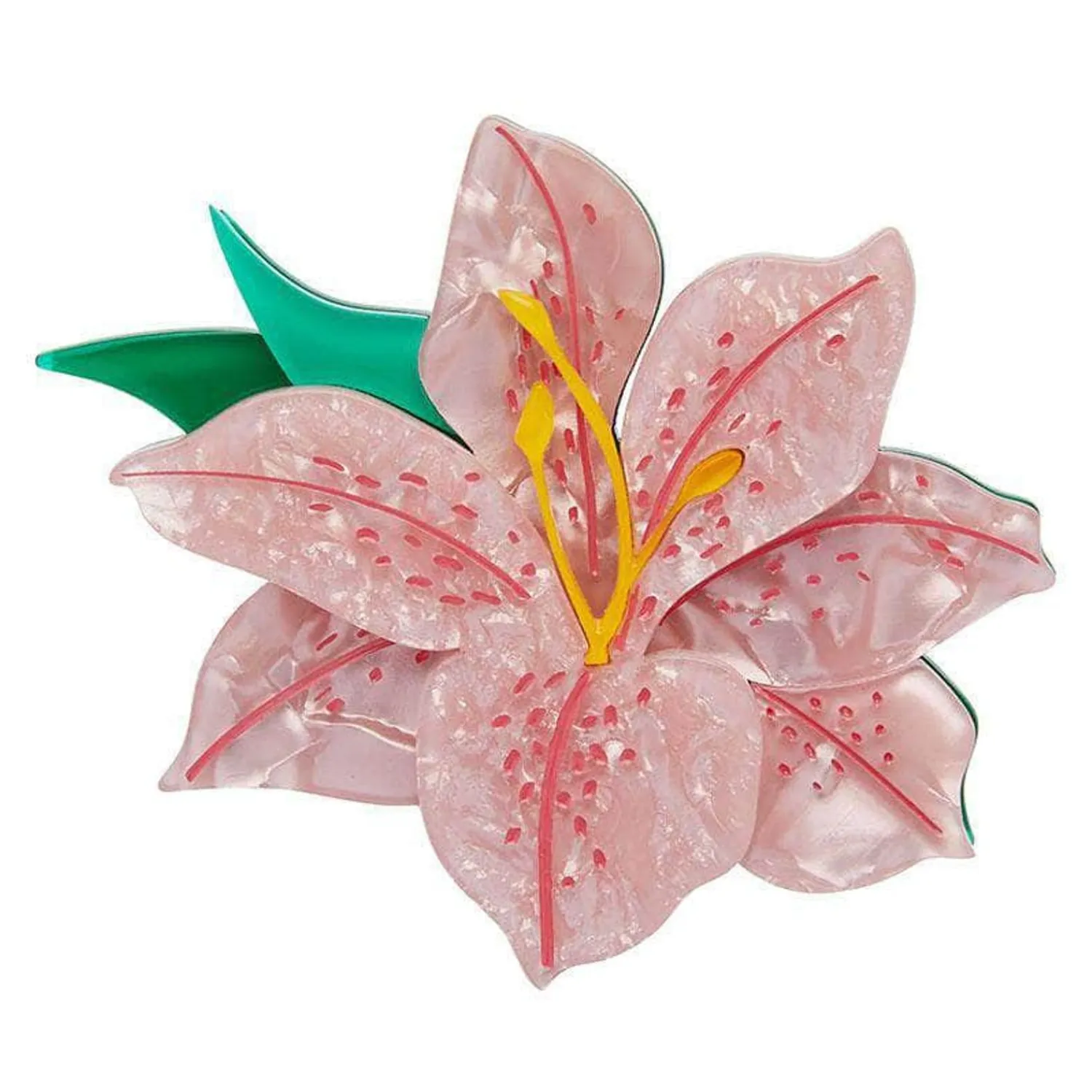 Frilly Lily Frond Brooch^Erstwilder New