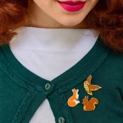 Furtive Fox Enamel Pin^Erstwilder New