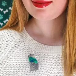 Garrison The Greyhound Mini Brooch^Erstwilder Hot