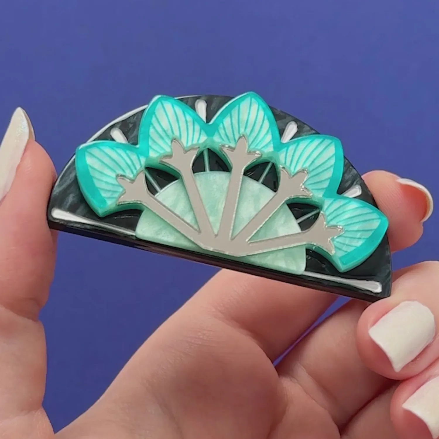 Geometric Fanfare Brooch^Erstwilder Discount
