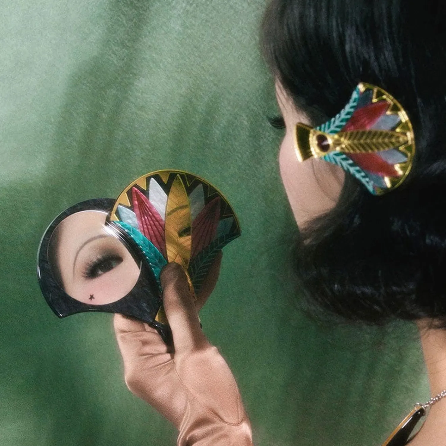 Gift Of The Nile Papyrus Mirror Compact^Erstwilder Best