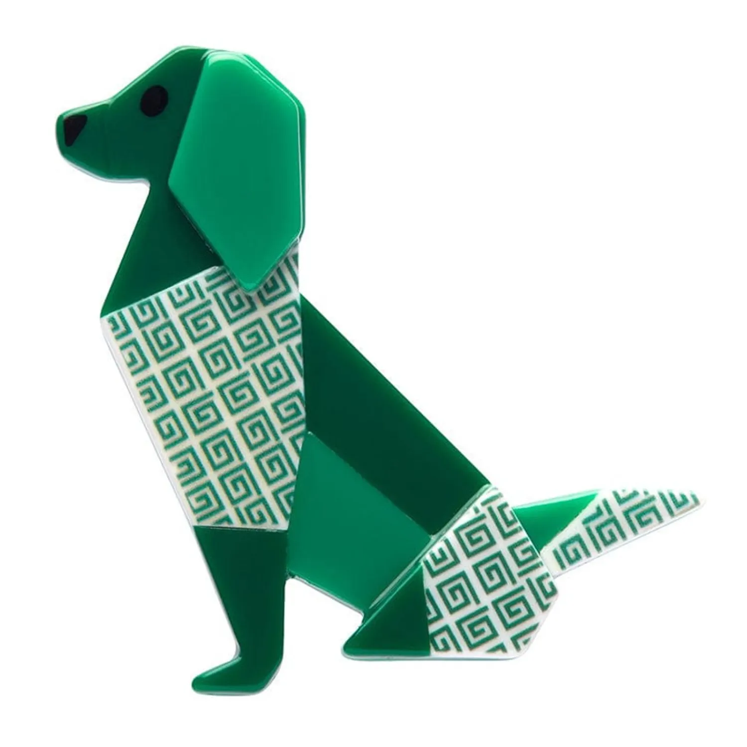 Give The Dog A Bone Brooch^Erstwilder New